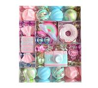 HYBEW Christmas Macaron Ornament Colorful Christmas Hanging Baubles Ornament For Creating A Festival Atmospheres Indoor Outdoors Holiday Decors