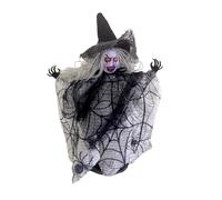 HYBEW Halloween Dressed Specter Haunting Pumpkin Tree Toppers Festival Or Table Accent Pumpkin Toppers Ornament