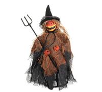 HYBEW Halloween Dressed Specter Haunting Pumpkin Tree Toppers Festival Or Table Accent Pumpkin Toppers Ornament