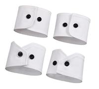 HYBEW Reusable False Collar Sleeve Covers Formal Dress Shirt Accessories For Corporate Event Business Outfit Casual Wear 2PCS False Collar For Office Wear