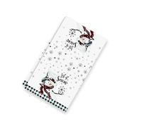 HYBEW Sturdy Polyester Dish Towels For Christmas Decors High Absorbent Kitchen Cloths Perfect For Cleaning And Party Supplies Seasonal Microfiber Towels