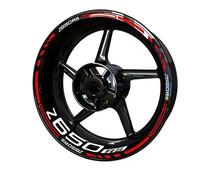HYBGUOPE Motorcycle Decal Decorative Stripe Motorcycle Reflective Wheel Sticker Hub Rim Stripe Tape Decal For K&awasaki For Z650 RS 2019 2020 2021 2022 2023(7)