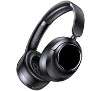 Hybrid Active Noise Cancelling Headphones, 120Hrs Playtime Bluetooth Headphones Hi-Res Audio HD Clear Call with 5 ENC Mics, HiFi Stereo Wireless Headphone Over Ear Foldable for Travel Office Game