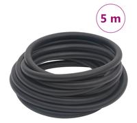 Air Hose 20m Black Rubber PVC 9.5mm ID 15mm OD 20bar Flexible Compressor Durable