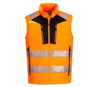 Hybrid Baffle Hi-Vis Bodywarmer Gilet Lightweight Insulated