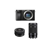 Sony A6100 Digital Camera with 16-50mm II and 55-210mm Lenses