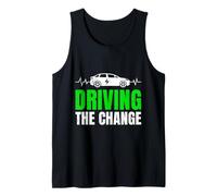 Hybrid Car DRIVING THE CHANGE FUNNY Elektrocar Tank Top