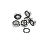 Hybrid Ceramic Bearing 609 9x24x7mm ABEC-7 2 Pieces Compatible With Bottom Bracket And Replacement Parts 609RS Si3N4 Ball Bearings