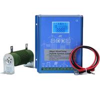Hybrid Charge Controller for Wind & Solar Panels, MPPT Technology, 12V/24V/48V Automatic, Compatible with Lead Acid Gel Batteries, Efficient Energy Solution for Renewable Systems