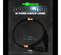 Hybrid Clip Korda Dark Matter Leader 50 cm QC Weed Brown 50 cm