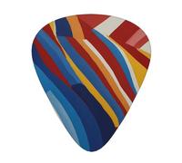 Hybrid color Prints Guitar Picks - 12-Piece Set with 3 Different Thicknesses, Suitable for Electric and Acoustic Guitars