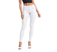 Hybrid & Company Womens Perfectly Shaping Hyper Stretch Pants P44876SK White S