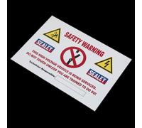 Hybrid/Electric Vehicle Warning Sign
