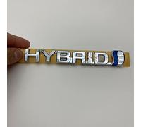 Hybrid Emblem Front Fender Chrome Badge Logo (Silver)