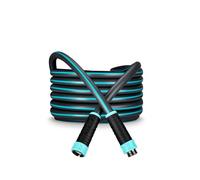 Hybrid Garden Water Hose 50 ft x 5/8”, Durable Heavy Duty Material, Kink-Free with Swivel Grips and Anodized Couplings, 700005 by New England Garden Tools