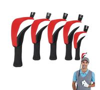 Hybrid Golf Headcovers - 5 Pack Long Neck Club Protector, Anti-Slip Dustproof Design | Golf Head Covers Forest and Hybrid Provides Ideal Protection for Men and Women Golfers on the Course