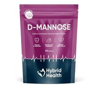 Hybrid Health D Mannose 1000mg Supplement with High-Strength Cranberry Extract | 90 D-Mannose Vegan Capsules