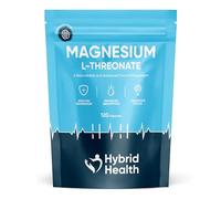 Hybrid Health Magnesium L-Threonate 2000 MG Supplement | 120 High Strength Vegan Capsules | Bioavailable & Advanced Form of Magnesium | Vegan Non-GMO