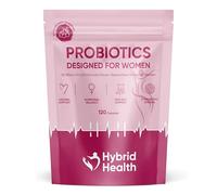 Hybrid Health Probiotics for Women | 120 Vegan Capsules | 50 Billion CFU Womens Probiotics for Gut Health | 11 Probiotic Researched Strains with Prebiotics & Cranberry Extract | Vegan Non-GMO