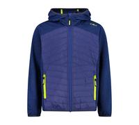 Hybrid hooded fleece for kids CMP Bleu 5 ans