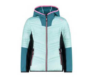 Hybrid hooded jacket for girls CMP Bleu 6 ans
