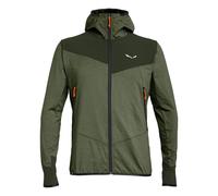 Salewa - Agner Hybrid Polarlite Durastretch Fullzip Hoody - Fleece jacket size 44, olive