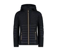 Hybrid hooded puffer jacket for girls CMP Gris 10 ans