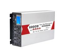 Hybrid Inverter 5000W Pure Sine Wave for Off-Grid Solar Systems, 12V-60V DC to 110V-230V AC, Safe for Sensitive Electronics, for Home and RV Energy Storage