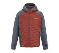 Regatta Unisex Kids Junior Andreson Hybrid Quilted Jacket Water Repellent Coat 3-4 Yrs Dark Storm/Brick