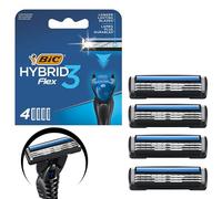 Hybrid Refill (Pack of 4 Cartridges), Razors Refills for Men Women Unisex, Hair Beard Shavers, Exfoliator, Men's Razor for Skin Care