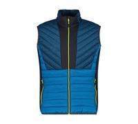 Hybrid sleeveless puffer vest unlimitech CMP Blue S