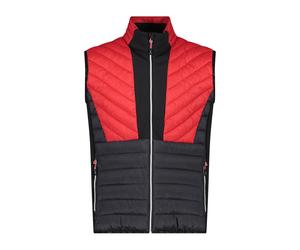 Hybrid sleeveless puffer vest unlimitech CMP Rouge 3XL
