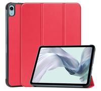 Hybrid Slim Case for iPad, Shockproof Stand Protective Cover, with Soft TPU Back (red, iPad (A16) 11th 2025/10th 10.9 2022)