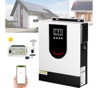 Hybrid Solar Inverter 1.0-10.2KW Pure Sine Wave Off Grid Charger with LCD Display & MPPT Solar Charge Controller for Home Backup Power