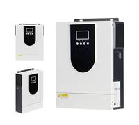 Hybrid Solar Inverter 1.0KW-10.2KW, Pure Sine Wave with 40-160A MPPT Solar Charge Controller & AC Charger, MPPT Voltage Range 20-450VDC, 1000W Output