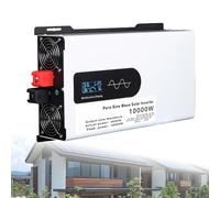 Hybrid Solar Inverter 5000W-12000W - DC 12V/24V/48V/60V/72V/96V To 110V/220V AC Split Phase, Parallel Inverters, For Home Energy Storage, Car Power Inverter(10000W,24V to 110V)