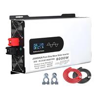 Hybrid Solar Inverter, 5000W-12000W, DC 12V/24V/48V to AC 110V/220V, Pure Sine Wave, Suitable for Home Energy Storage