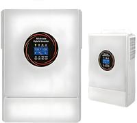 Hybrid Solar Inverter 5500W, 48V to 220V Off-Grid with 120A MPPT Solar Charge Controller & AC Charger for Backup Power and Sustainable Energy Solutions