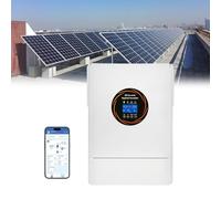 Hybrid Solar Inverter | 5500W Pure Sine Wave, 120A MPPT Controller, 5.5KW PV Input, Ideal for RVs, Homes, Off-Grid Systems