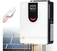Hybrid Solar Inverter with MPPT Charge Controller, Pure Sine Wave Output for Off-Grid Power in Homes and Campers
