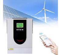 Hybrid Solar Inverter with Split Phase Output and MPPT Controller, Off-Grid Pure Sine Wave for Renewable Energy Systems