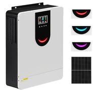 Hybrid Solar Wind Energy Inverter with 120A MPPT Charge Controller, 450VDC Input, Pure Sine Wave Technology for Efficient Power Conversion and Management