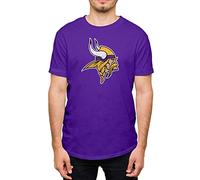 Hybrid Sports - NFL Distressed Team Logo - Officially Licensed Adult Short Sleeve Fan Tee for Men and Women, Minnesota Vikings - Purple, XXXL