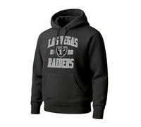 Hybrid Sports NFL Established - Officially Licensed Adult Pullover Fleece Hoodie, Black, Medium