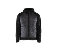 Blaklader 3463252699984XL Hybrid Sweater, Black/Dark Grey, Size 4XL