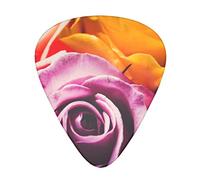 Hybrid Tea Rose Guitar Paddle Set Of 12, Suitable For Guitar, Yukri, 3 Thicknesses