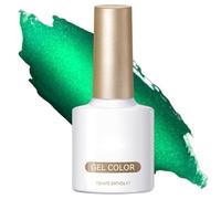 Hybrid Varnish | Manicure Accessories - Emerald Fruit Lacquer with Effect - For Women Beginner Professional Home Salon Wedding