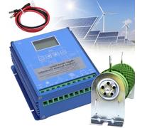 Hybrid Wind and Solar System MPPT Charge Controller with Digital Regulator and LCD Display, 6000W for 12V Systems