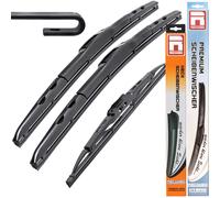 Hybrid Windscreen Wipers Front+Rear Fits BMW 3 Series Compact|E46|2001-2005