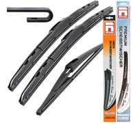 Hybrid Windscreen Wipers Front+Rear Fits Toyota Auris|Type E15|2006-2015